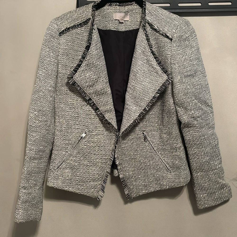 LOFT women’s petite tweed blazer